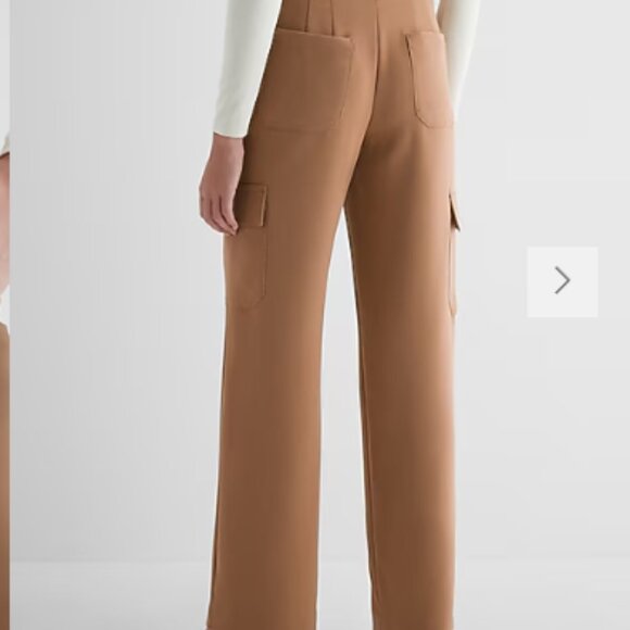 Express High Waisted Cargo Trouser Pant size 10 L - Picture 14 of 15